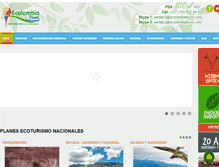 Tablet Screenshot of ecolombiatours.com